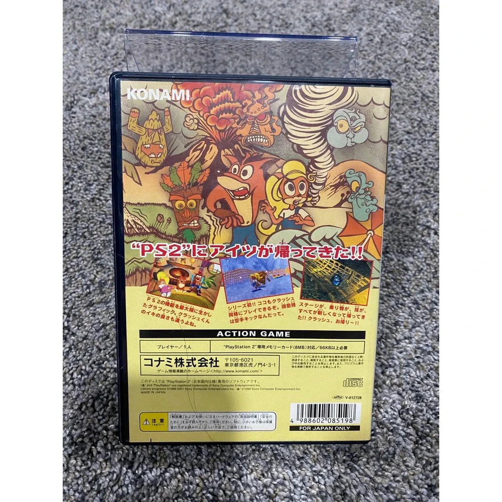 Video Game Crash Bandicoot 4 PS2 NTSC-J Konami Japanese Import Excellent